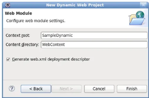 Figure 3.3. Web Module Settings Configuration