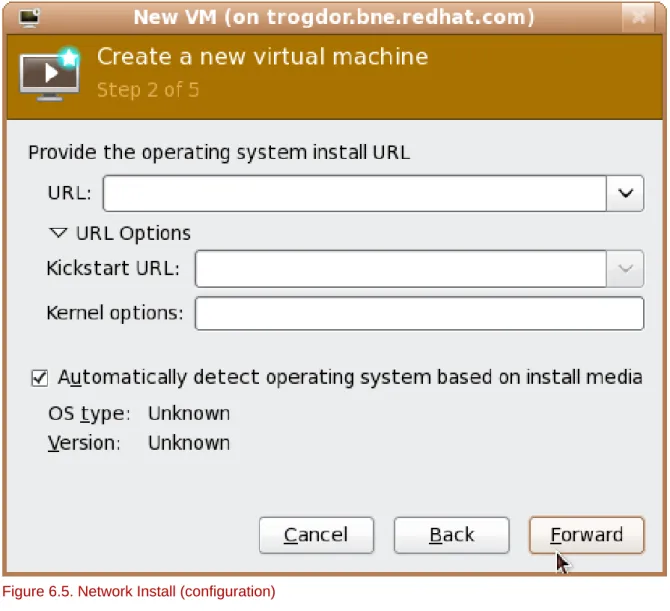 Figure 6.5. Network Install (configuration)
