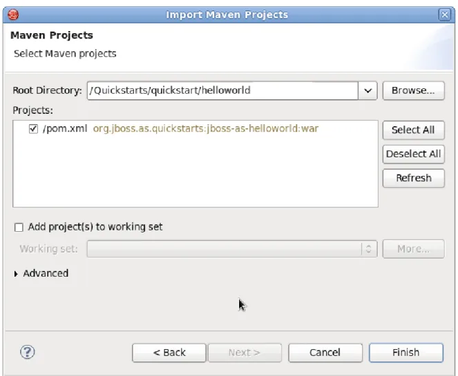 Figure 1.10. Select Maven Projects