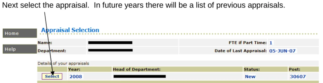 fig 1.2 select appraisal