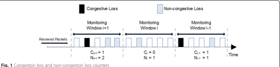 Fig. 1 Congestion loss and non-congestion loss counters