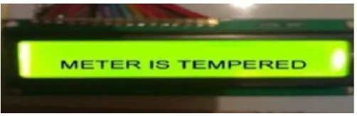 Fig [6]: Initial condition of LCD Display 
