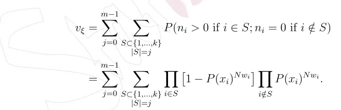 Table 1: Simulation output of 200000 replications for two diﬀerent designs with w1 = 0.5,P(x∗1) = 0.01 and n = 30