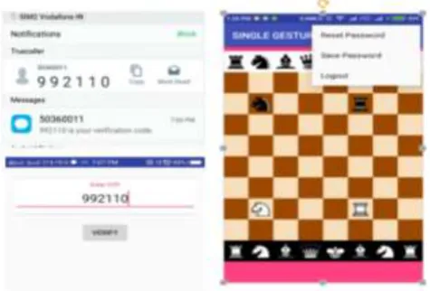 Figure 3: Screenshot of Single and Multi Hand Features 