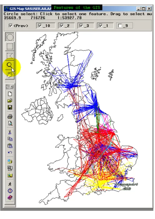 Figure 4.9.   Features of the GIS  4.4.2 Screening of Potential Backloads 4.4.2 Screening of Potential Backloads 