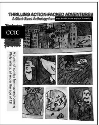Figure 1.  Front cover of the CCIC’s first anthology, designed by 5th grader Henry (Spring 2012)   