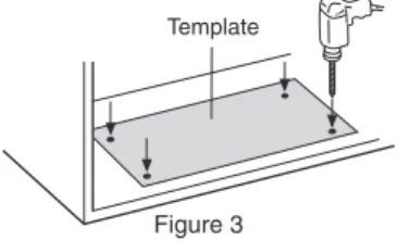 Figure 4 TOOLS NEEDED: 1) Electric drill with 1/4” bit; 2) Phillips-head (cross style) screwdriver.