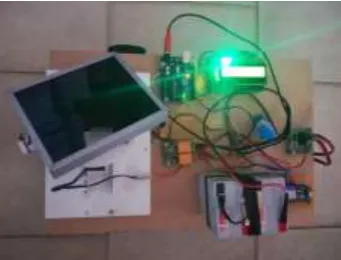 Fig -10: Prototype of Solar Tractor 