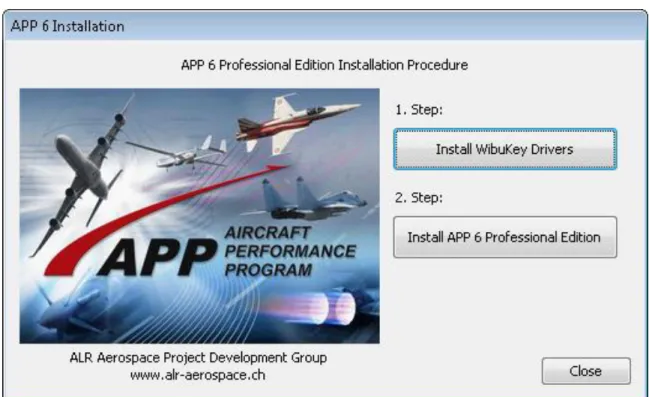 Figure 2.1  APP Installation Window 