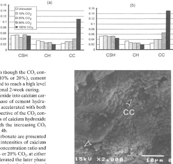 Fig. 5. Effect of CO2 concentra- tion on the thermal property of 