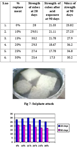 Fig 7- Sulphate attack 