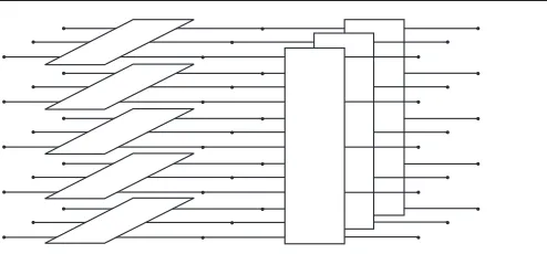Figure 3.2: Uncoupling of the Row and Column Calculations (Rectangles are DataArrays)