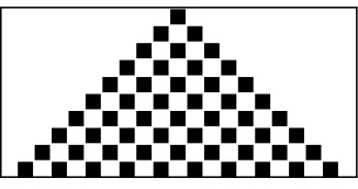 Figure 6.1: Rule 50 after 10 time steps.