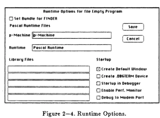 Figure 2-3. Set Options File Selection. 
