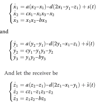 Fig. 5a, b, we can see the time series of:mitted signalvironment. Figure 5 depicts the numerical results