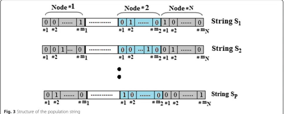 Fig. 3 Structure of the population string
