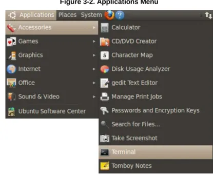 Figure 3-2. Applications Menu 