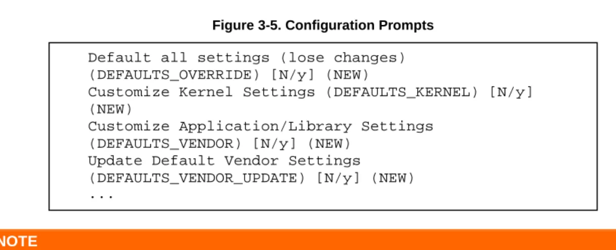 Figure 3-5. Configuration Prompts 