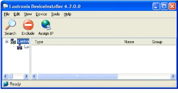 Figure 3-1. DeviceInstaller Window 