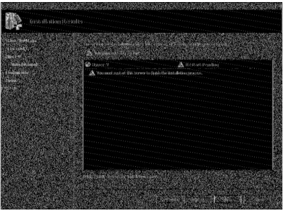 Figure 29.5 The final step of  the wizard tells  you that all is fine  and that a reboot   is required.