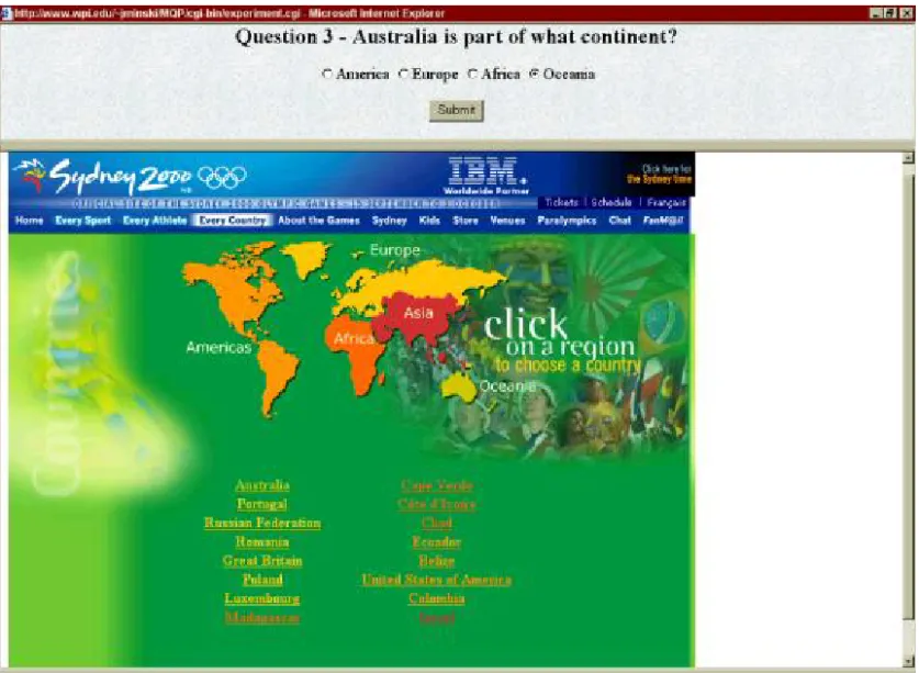 Figure 1: A sample web page with both Layout and Color Adaptations.