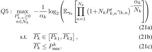 TABLE II: Optimal Power Allocation Process�