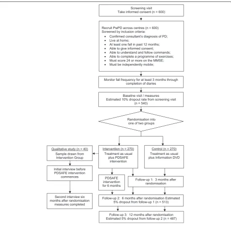 Figure 1 Trial flow diagram