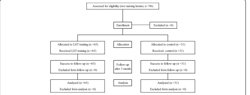 Fig. 1 Flowchart of the participants