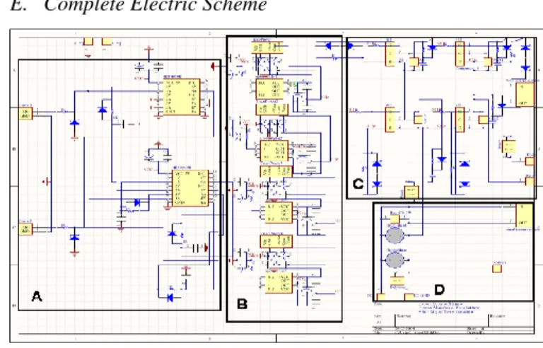 Figure 6 - Electrical schematic of the Power PCB. 