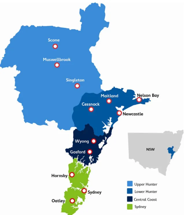 Figure 1  Ausgrid’s Network Area 