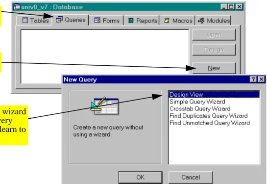 FIGURE 4.1: Create a new query.