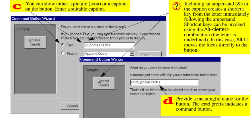 FIGURE 11.9: Use the wizard to attach a query to a button (continued)