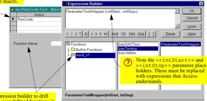 FIGURE 15.2: Use the expression builder to select the function to execute.