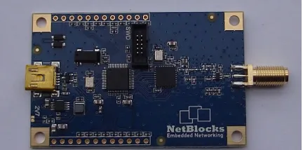 Figure 1. NetBlocks XRange SX1272 LoRa RF module.