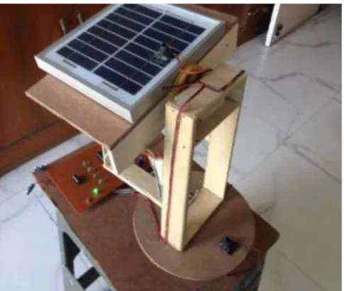 Fig. 3.1.4: Complete Hardware Module of Sun Tracking  Solar Panel 