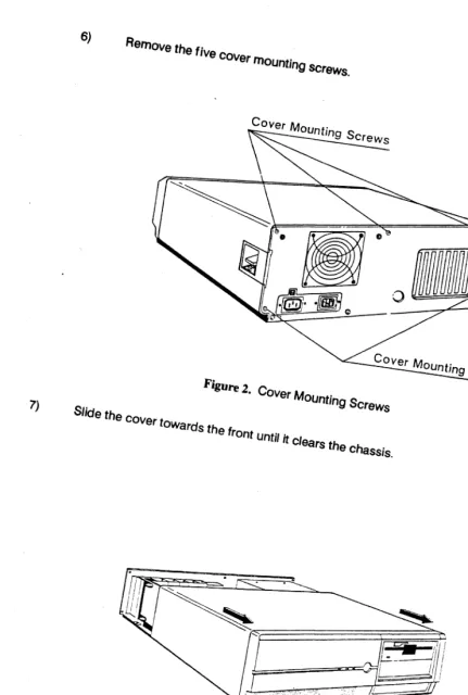 Figure 2. Cover Mounting Screws 