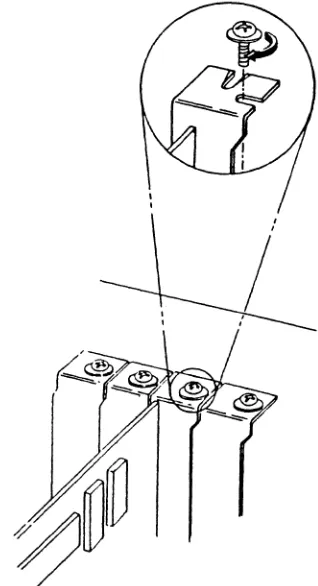 Figure 9. Replace the Bracket Screw 