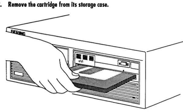 Figure 3-2: Loading a cartridge 
