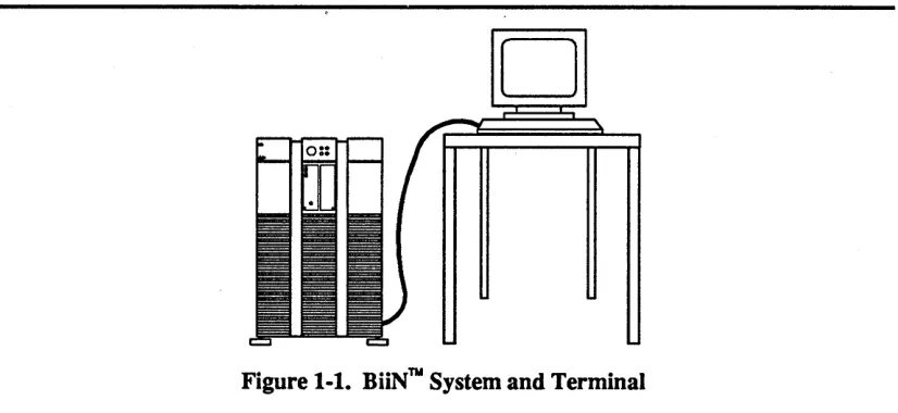 Figure 1·1. BiiNTM System and Terminal 