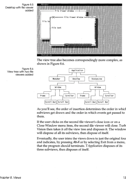 Figure 8.6 View tree with two file 