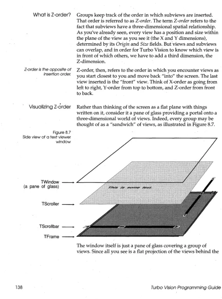 Figure 8.7 a text viewer 