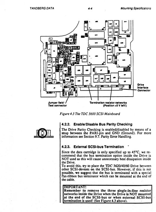 Figure 43 The TDC 3600 SCS/-Mainboard 