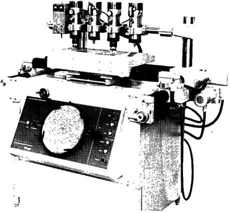 table. This easy design makes for the operator. inches per minute is obtained 