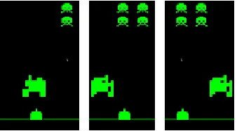 Fig. 1.  The three states in the CVeryUnSafeOMETS view of Space Invaders are; Safe, Unsafe and 