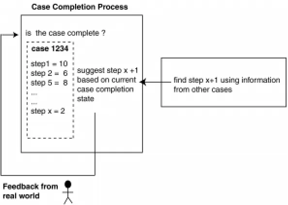 Fig. 2. A general view of the case completion process. 