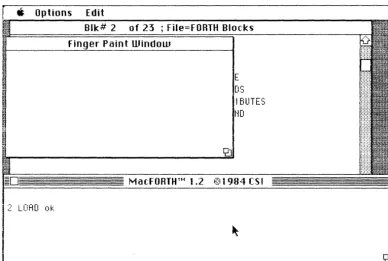 the 4.2 inside If you click in the MecFORTH new the system window window just end Figure win beep et you