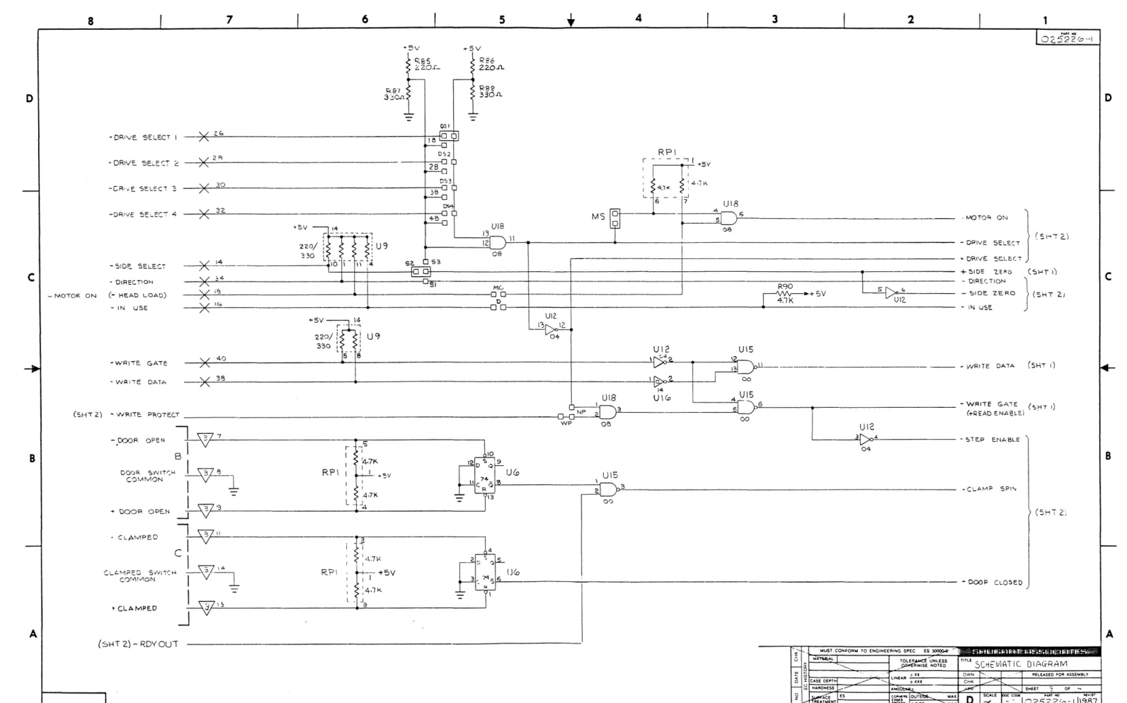FIGURE 6-1. SCHEMATIC DIAGRAM,