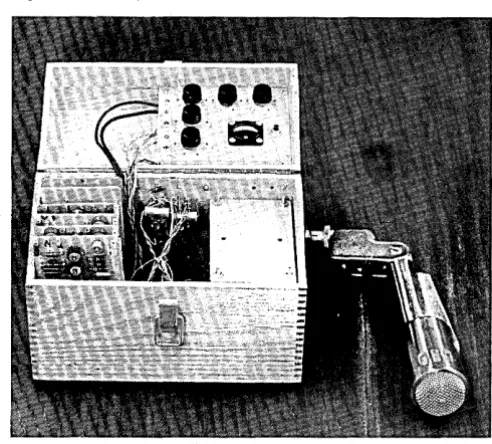 Fig. 1. Closeup of SHOEBOX (calculator is not shown). 