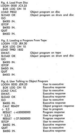 Fig. 4. Load From Disc LOGIN 0050 JCX.25 