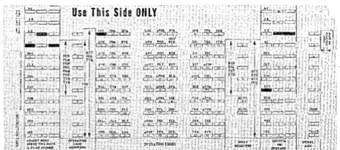 Fig. 3-Mark-Sense instruction card marked for loading into memory locatiqn 101 and containing the instruction ADD500